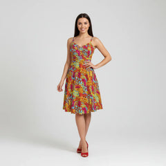 Inela A-line Sweetheart Summer Dress