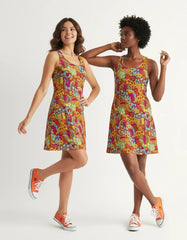 Inela レーサーバックドレス