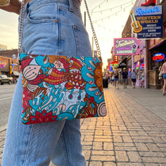 Inia Crossbody Leather Chain Bag