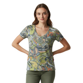 Jana Fitted V-Neck Tee