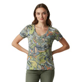 Jana Fitted V-Neck Tee