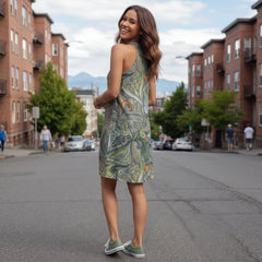 Jana Halter Flare Dress