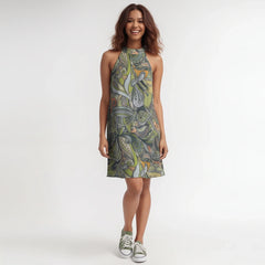 Jana Halter Flare Dress