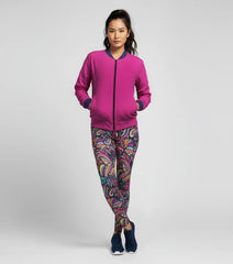 Juhla Color Series Zip Up Bomber Jacket