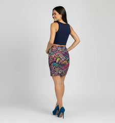 Juhla High Waisted Fitted Mini Skirt
