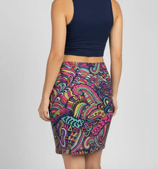 Juhla High Waisted Fitted Mini Skirt