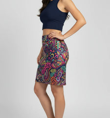 Juhla High Waisted Fitted Mini Skirt