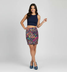 Juhla High Waisted Fitted Mini Skirt