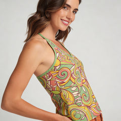 コヒ ホルターネック Vネック キャミソールトップ