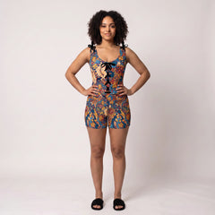 Kuri Shaping Sleepwear Duo – Adjustable Tie-Shoulder Top & Shorts
