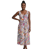 Kyuka Sleeveless Midi Crepe Tank Dress