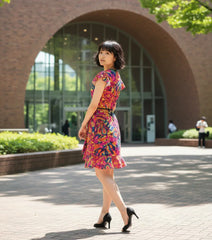 リナ フラウンス ラップドレス