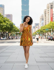 Mandra Scoop Neck Skater Dress