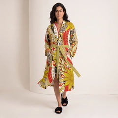 Merina Flannel Robe with Pockets