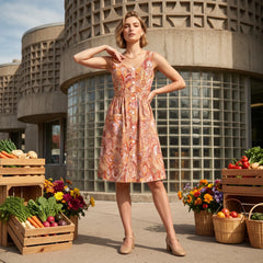Mikani Sleeveless Pocket Babydoll Dress