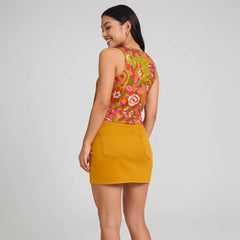 ミナ クロップドタンクトップ