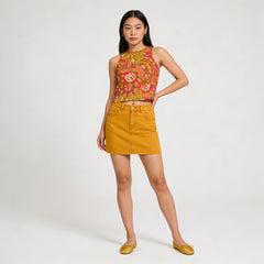 ミナ クロップドタンクトップ