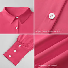 Nami Button Down Puff Sleeve Blouse