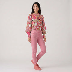 Nami Button Down Puff Sleeve Blouse