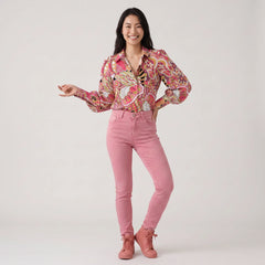 Nami Button Down Puff Sleeve Blouse