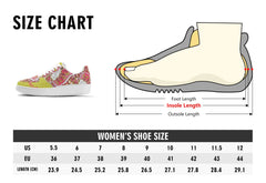 Nami Print & Color Block Low Top Leather Sneakers