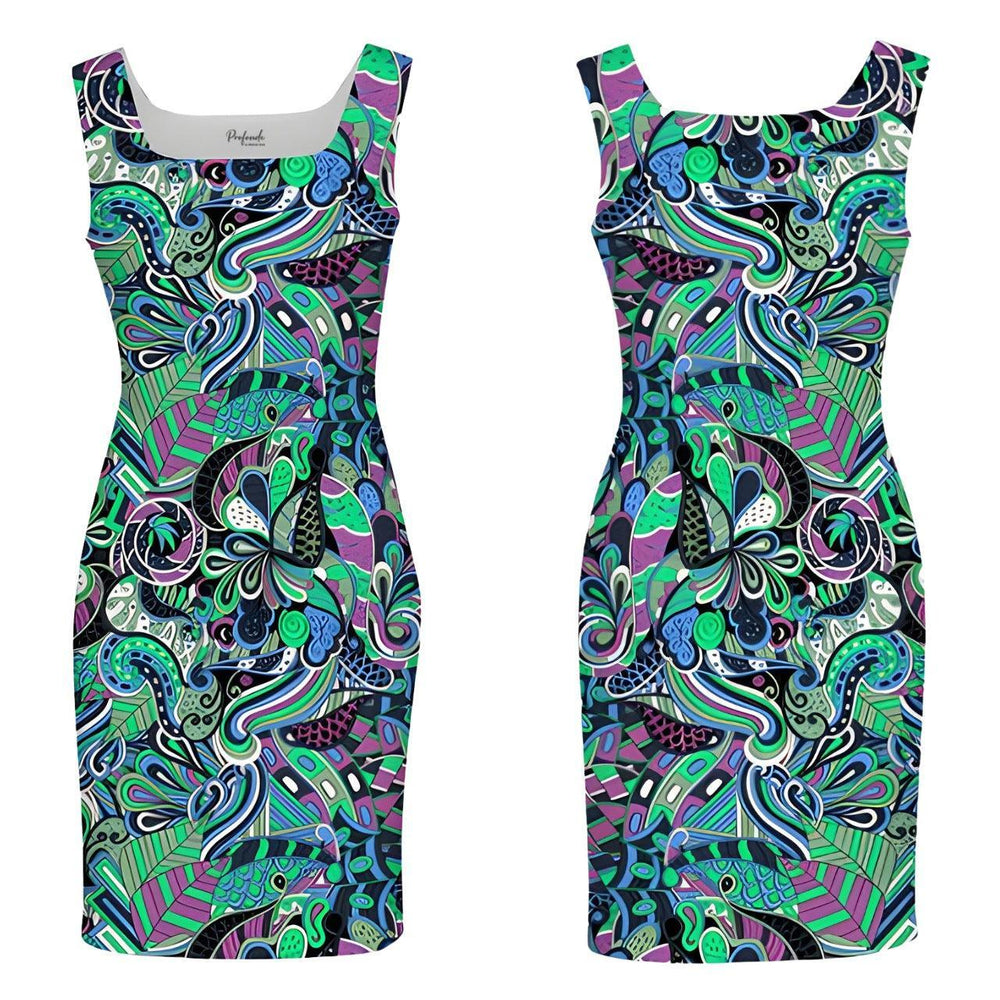Nela Sleeveless Bodycon Dress - Blissfully Brand