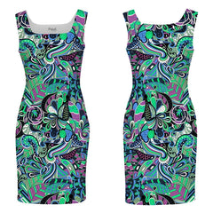 Nela Sleeveless Bodycon Dress - Blissfully Brand