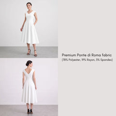 Nela Fit-and-Flare Midi Dress