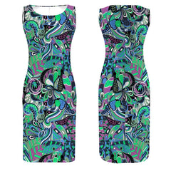 ネラ ノースリーブ シースドレス