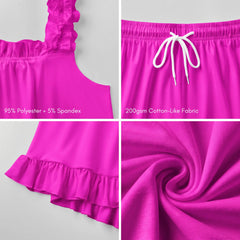 Palai Ruffle Cami Top & Shorts Lounge & Sleep Set