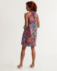 Peex Halter Flare Dress