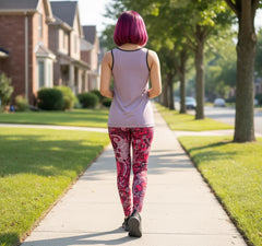 Pena Violet Scoop Neck Tank Top