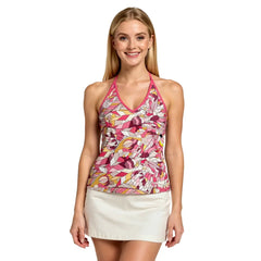 Perl Halter V-neck Cami Top