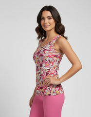 Perl Peachskin Fitted Tank Top