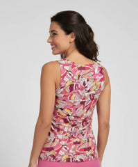 Perl Peachskin Fitted Tank Top