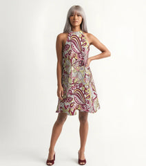 Piki Halter Flare Dress