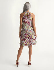 Piki Halter Flare Dress