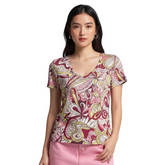 Piki Fitted V-Neck Tee