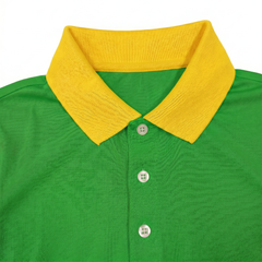 Lemon Lime Contrast Polo Shirt - Core Essentials