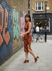 Renai Bodycon Split Leg Midi Dress