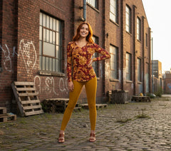 Renai V-neck Long Sleeve Tee