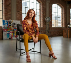 Renai V-neck Long Sleeve Tee