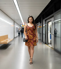 恋愛ミニスリップストラップドレス