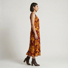 Renai Midi Crepe Tank Dress