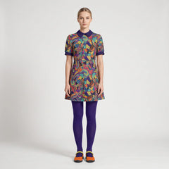 Rinas A-Line Peter Pan Collar Mini Dress