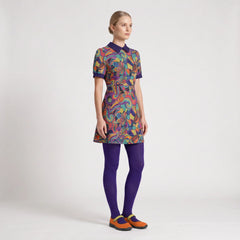Rinas A-Line Peter Pan Collar Mini Dress