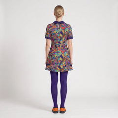 Rinas A-Line Peter Pan Collar Mini Dress