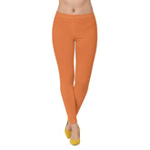 Safrana Solid Series Everyday Leggings in Burning Orange - Vibrant - Athleisure - Blissfully Brand