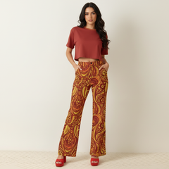 Safrana HIgh Waisted Wide Leg Pants