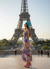 Sechia Sleeveless High Neck Maxi Dress